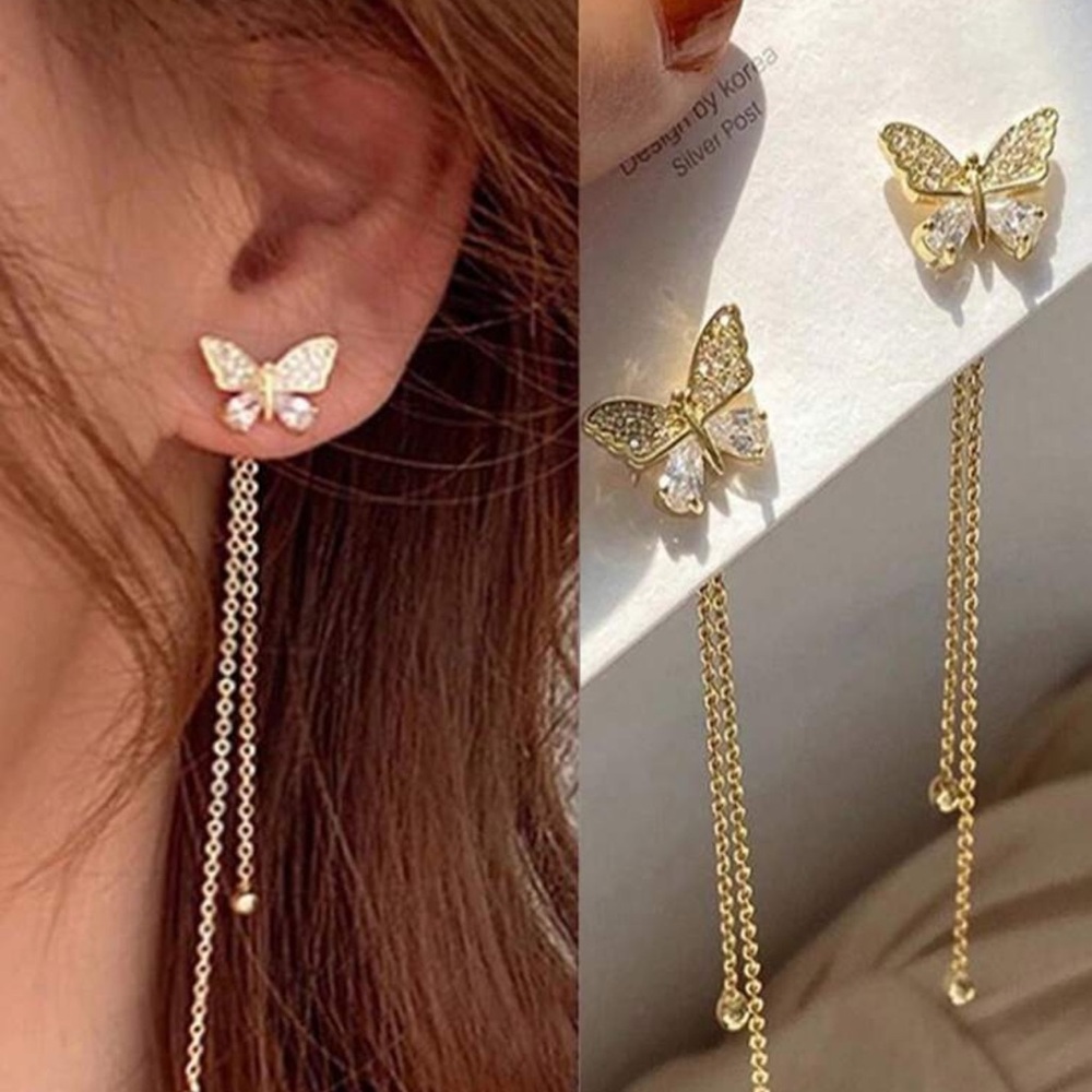 New butterfly earrings